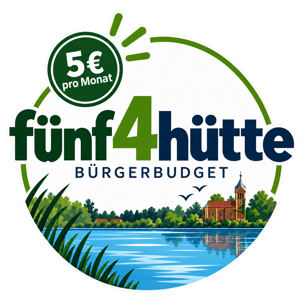 fünf4hütte Bürgerbudget – 5 Euro pro Monat