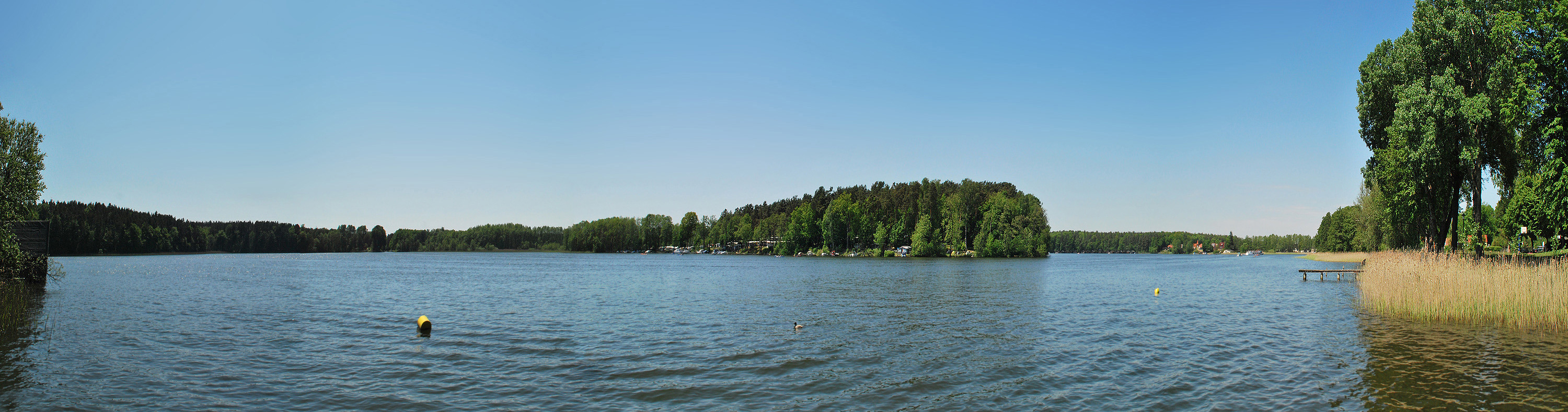 Blick über den Schlabornsee bei Zechlinerhütte